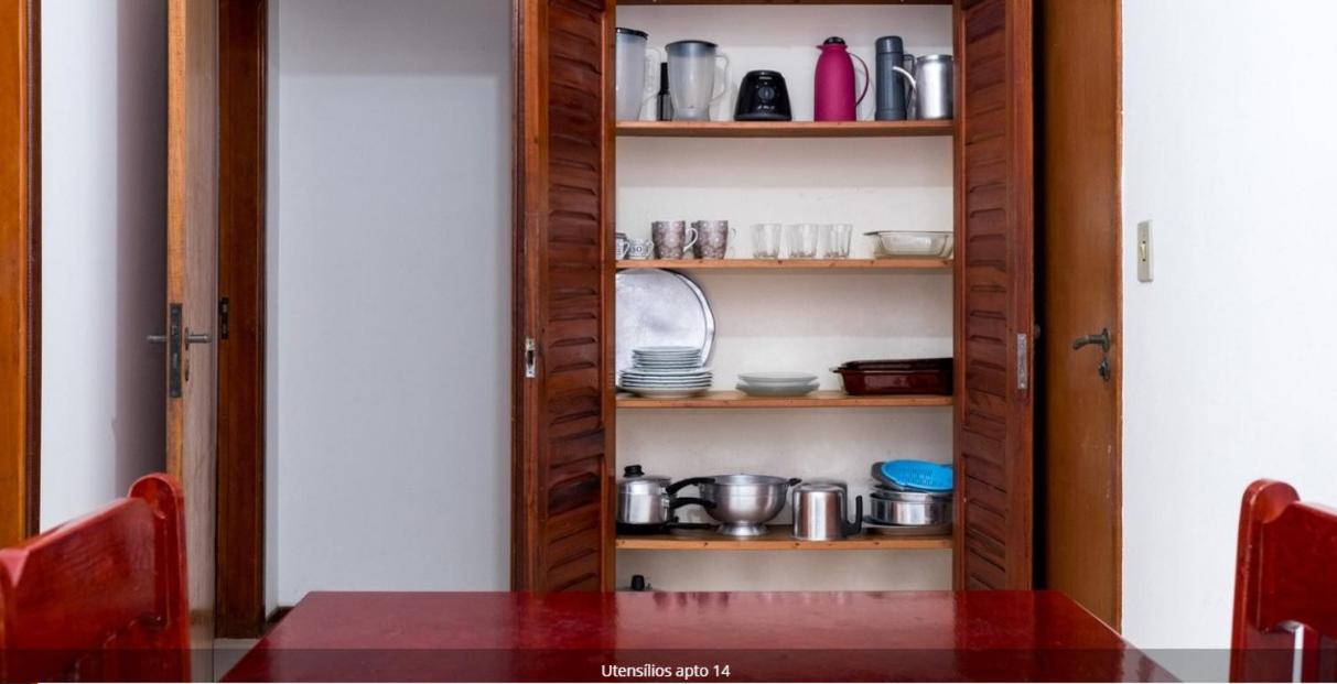 Apartamento A 100 Metros Da Praia, Bem Localizado, Com Ar Condicionado E Wi-Fi - 14 - Edificio Lenamar II 乌巴图巴 外观 照片